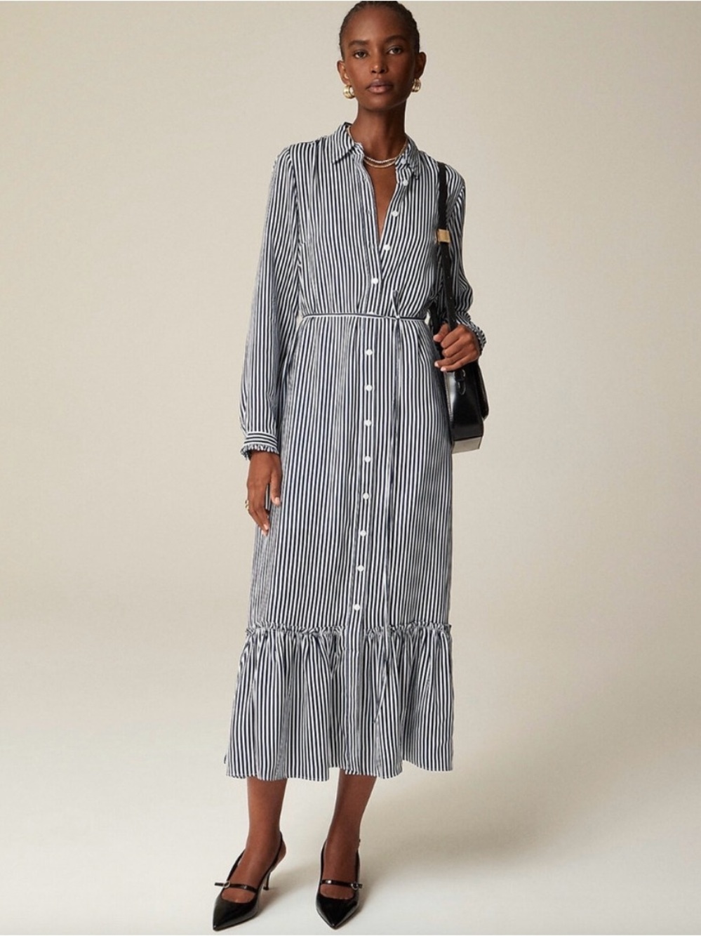 J. Crew Amelia Shirt Dress Size M.  Like new